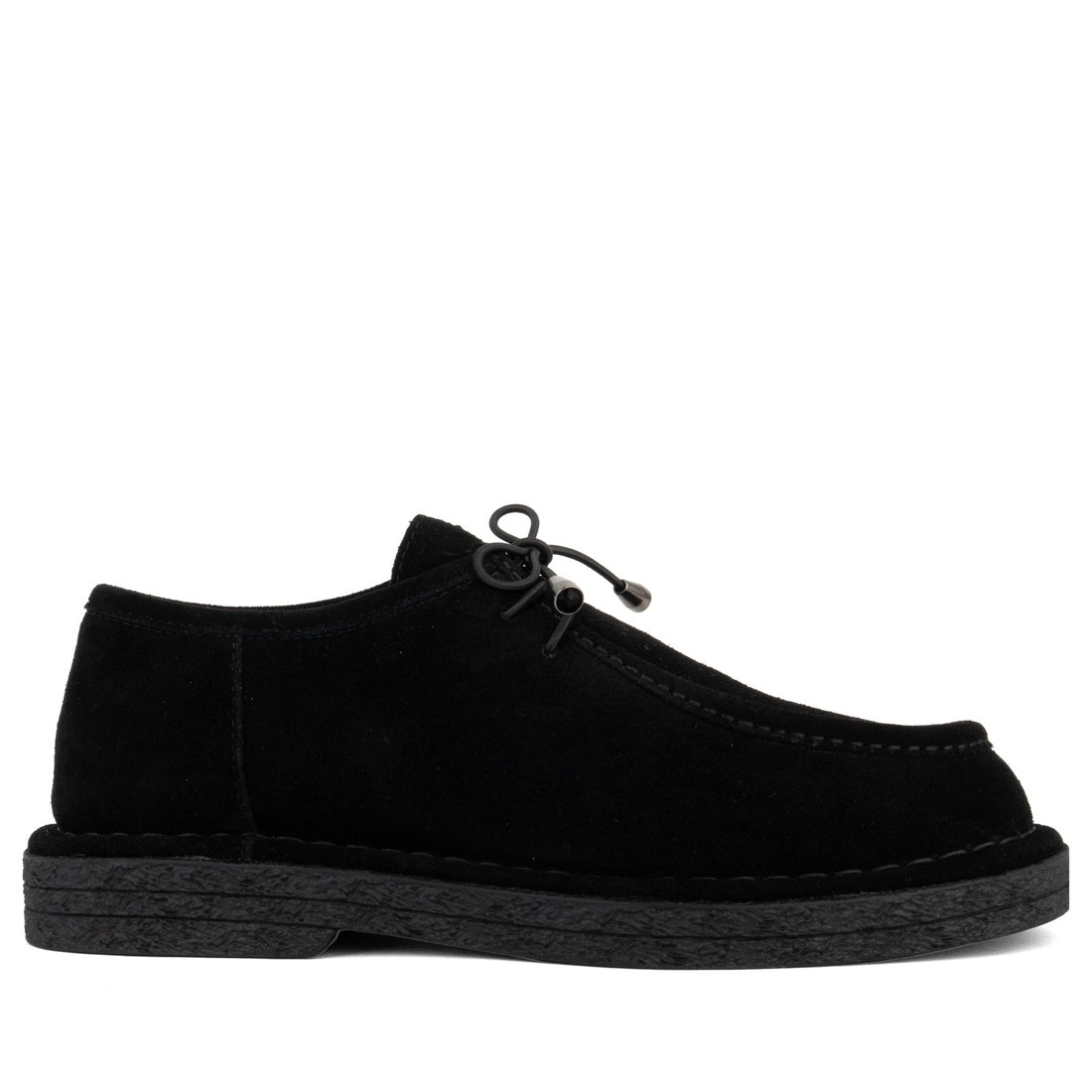 black casual closed mocasins