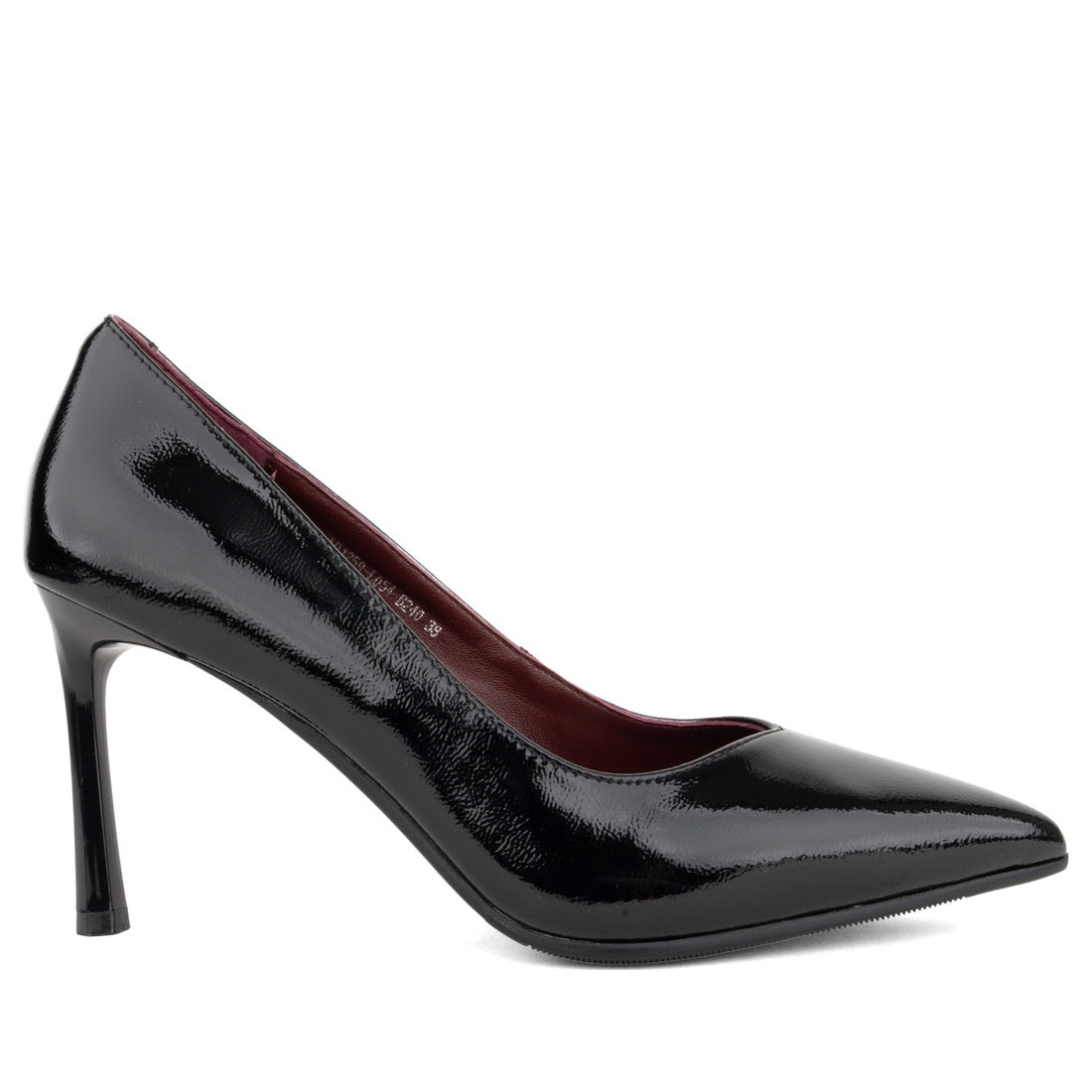 black elegant closed pumps