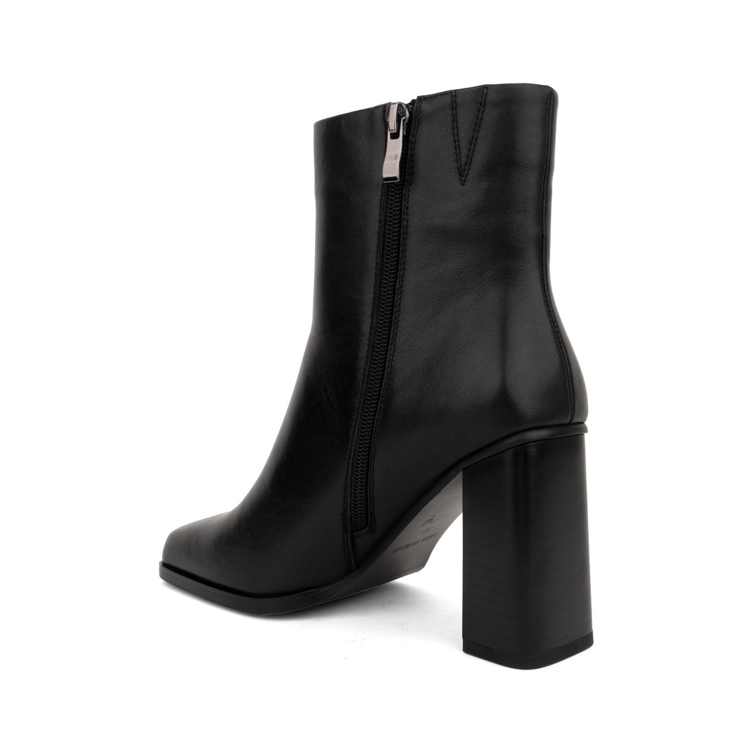 black elegant closed booties