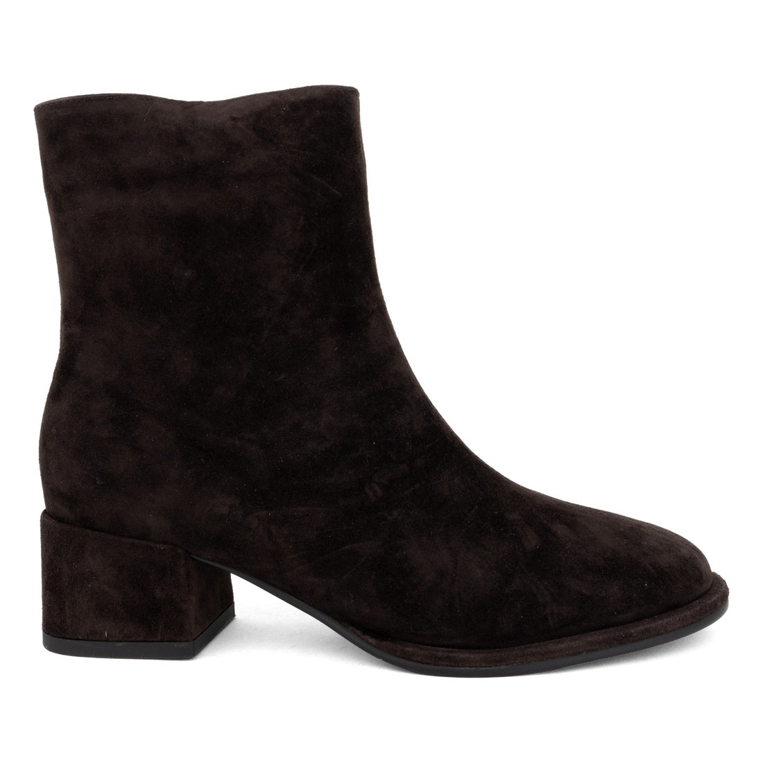 brown casual closed booties