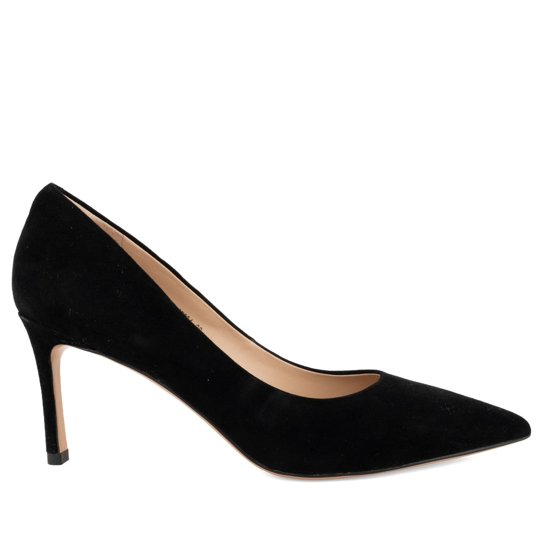 black casual closed pumps