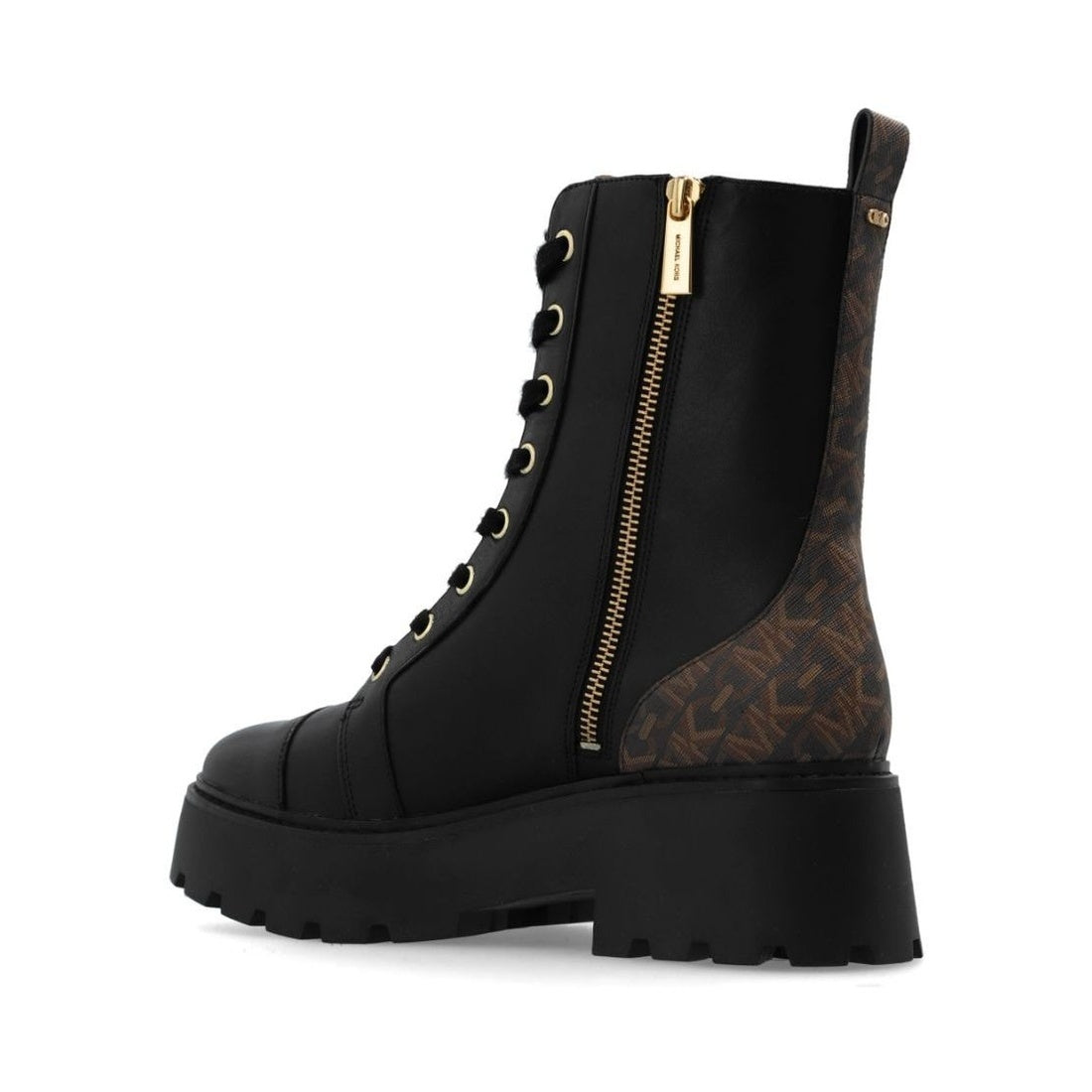 black casual closed booties