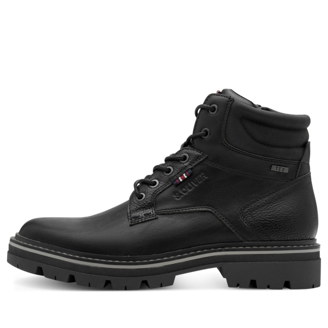 black casual closed booties