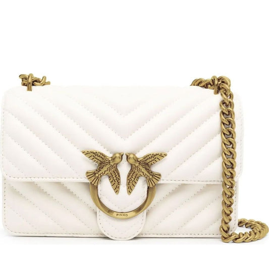 love one mini crossbody bag white