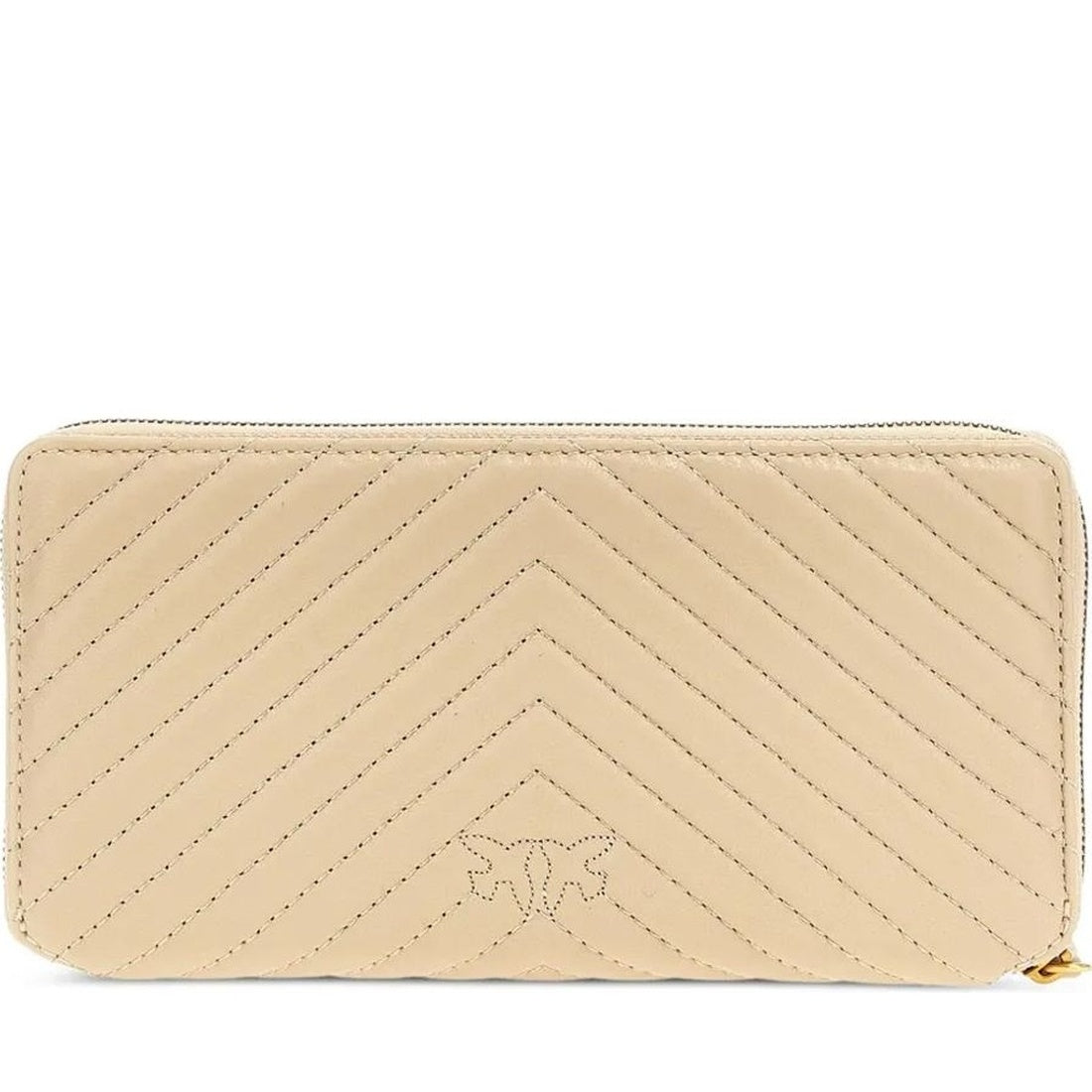 love birds wallet beige