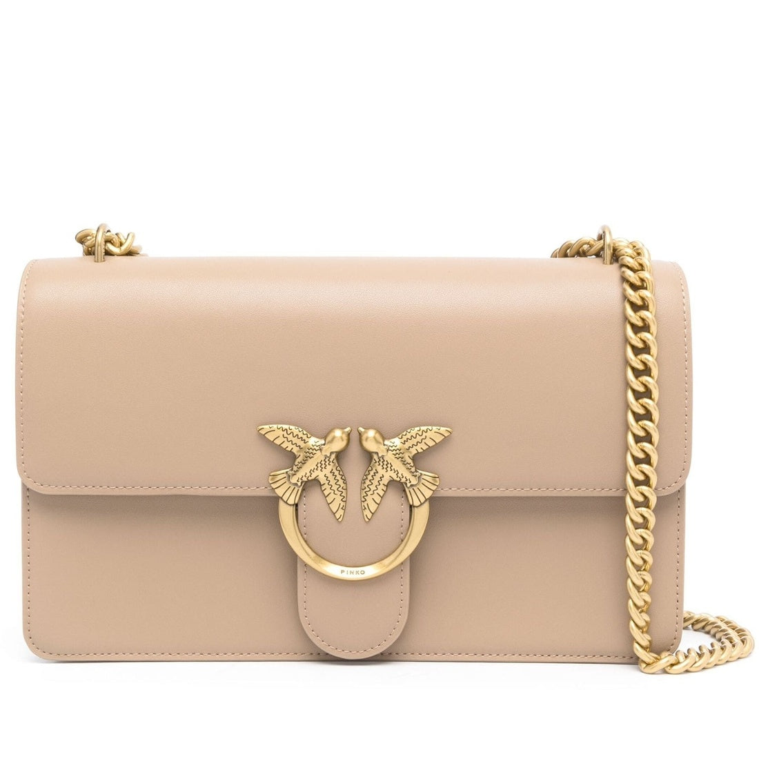 love one classic crossbody bag beige