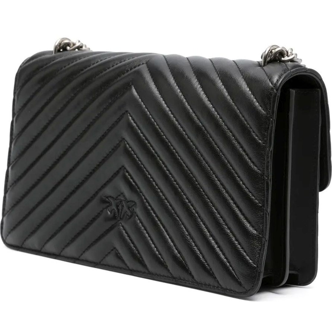 love bird quilted shoulder bag