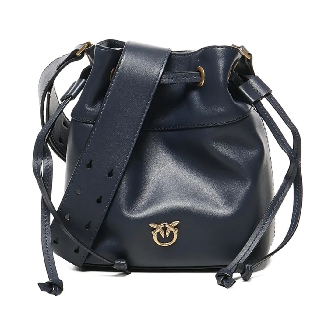 mini secchiello love birds shoulder bag