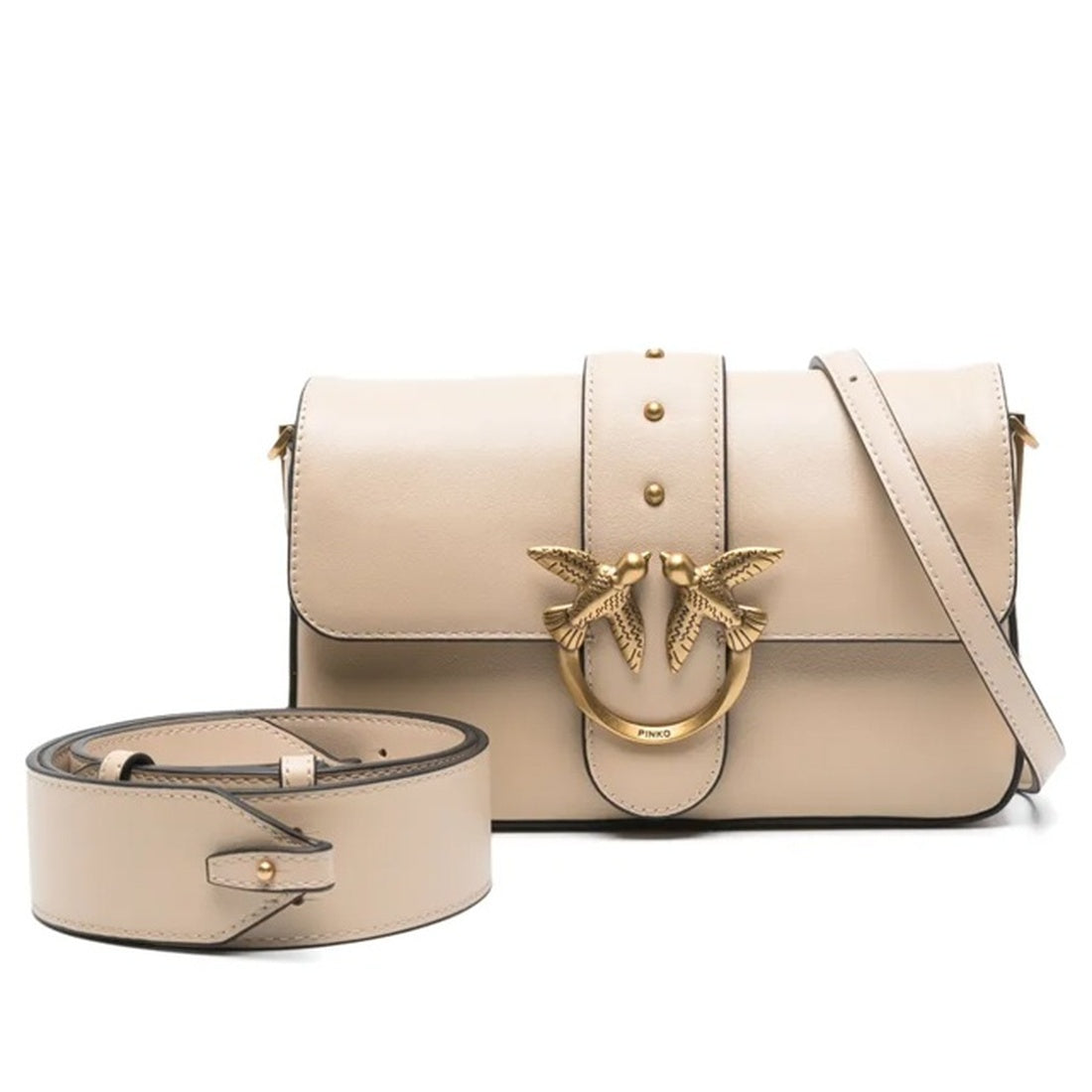 love one mini shoulder bag beige