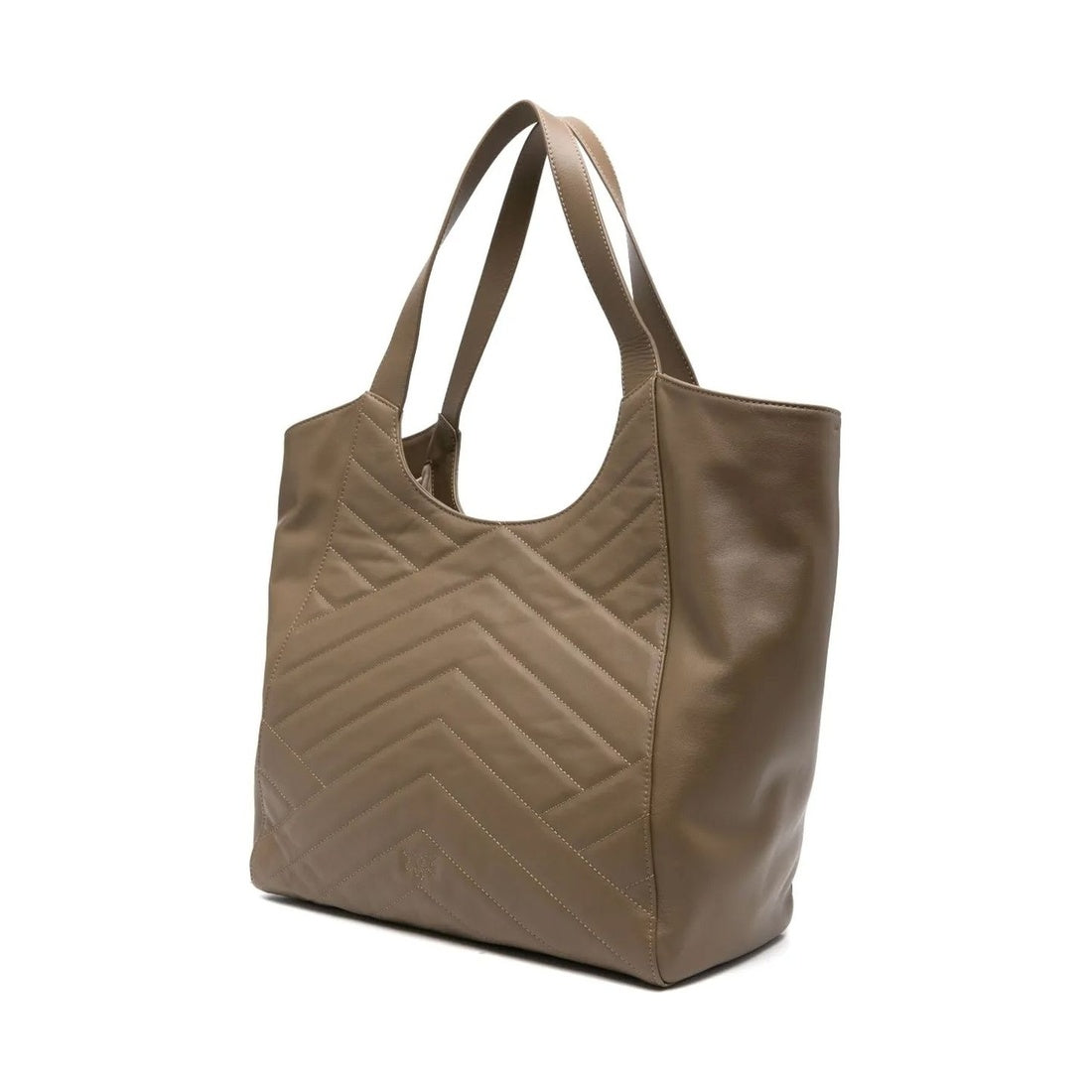 brown casual tote bag