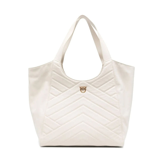 white casual tote bag