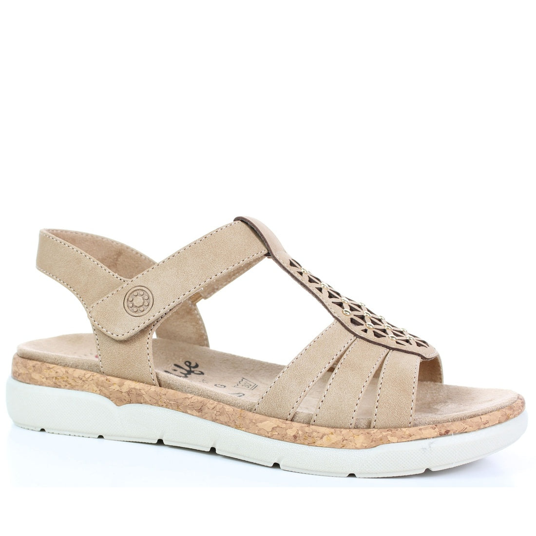 brown casual sandals