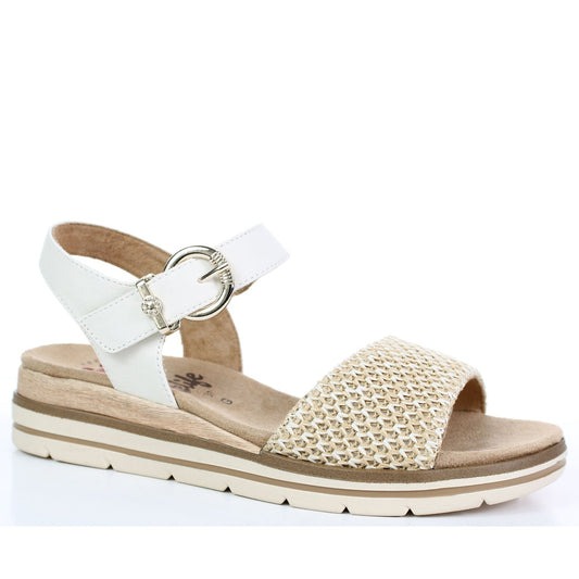 beige casual sandals