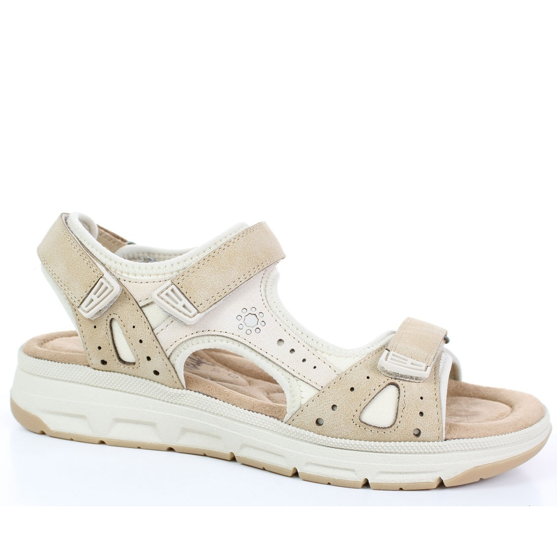 beige casual sandals