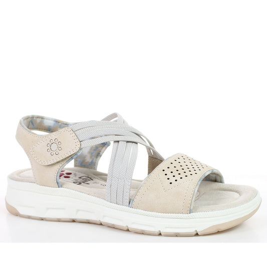beige casual sandals