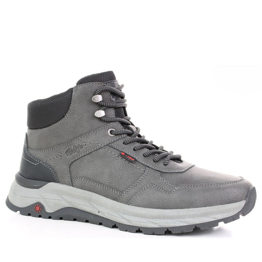 grey casual closed booties