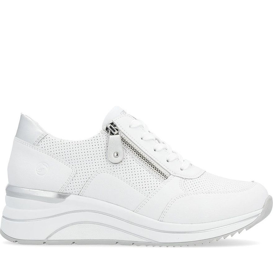 white casual closed sneakers