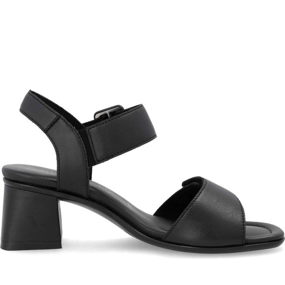 black casual open sandals