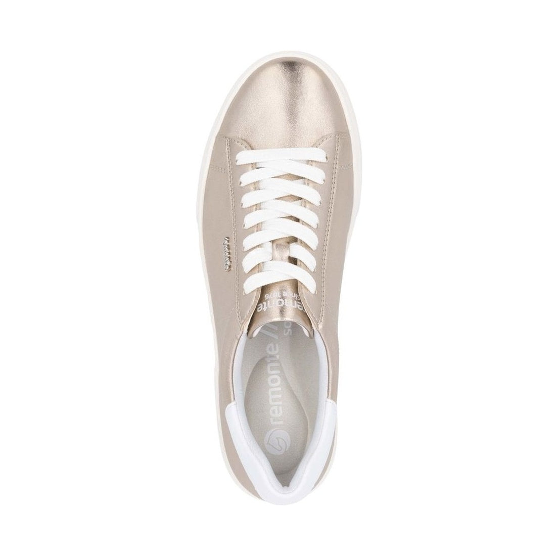 silver casual closed sneakers