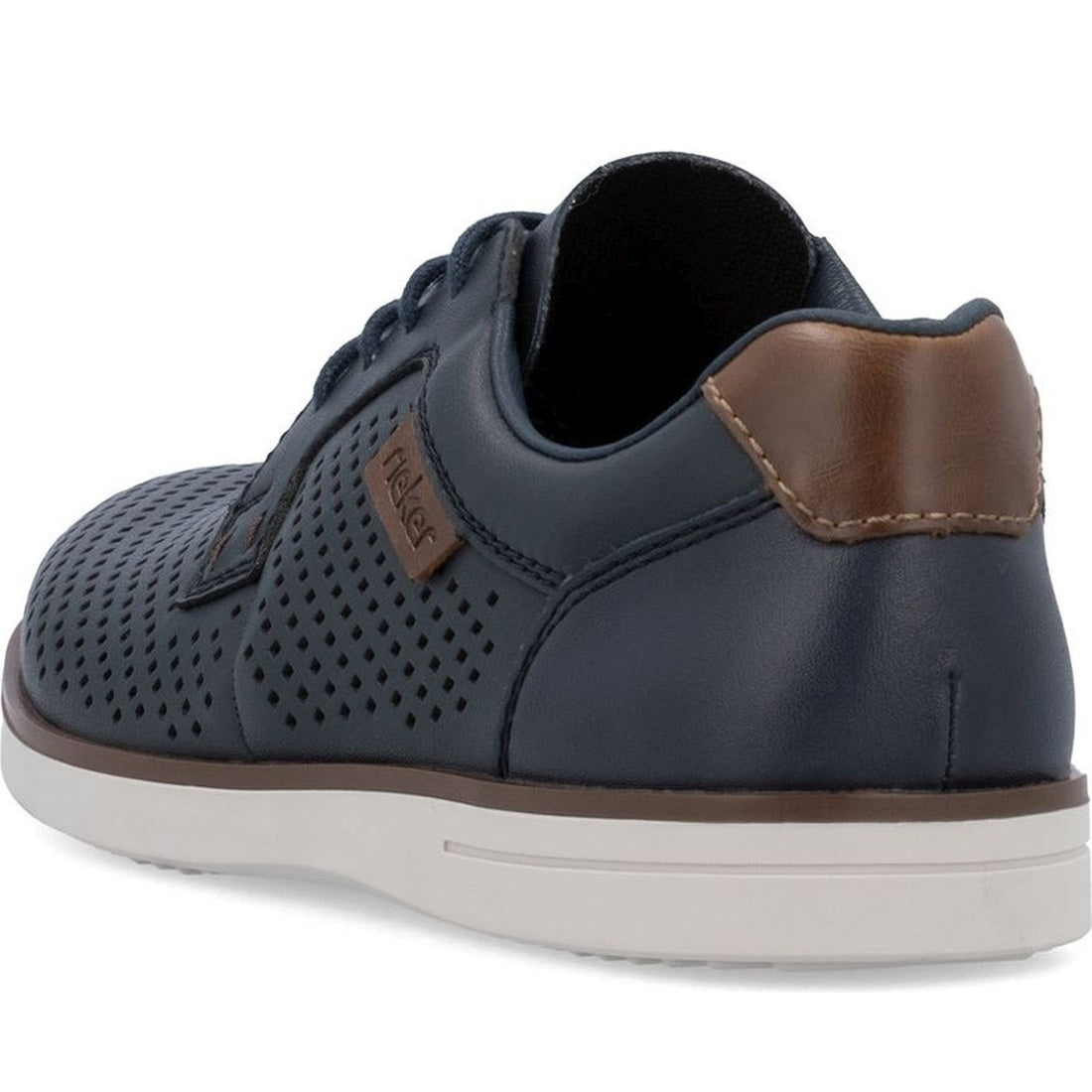 blue casual closed sneakers