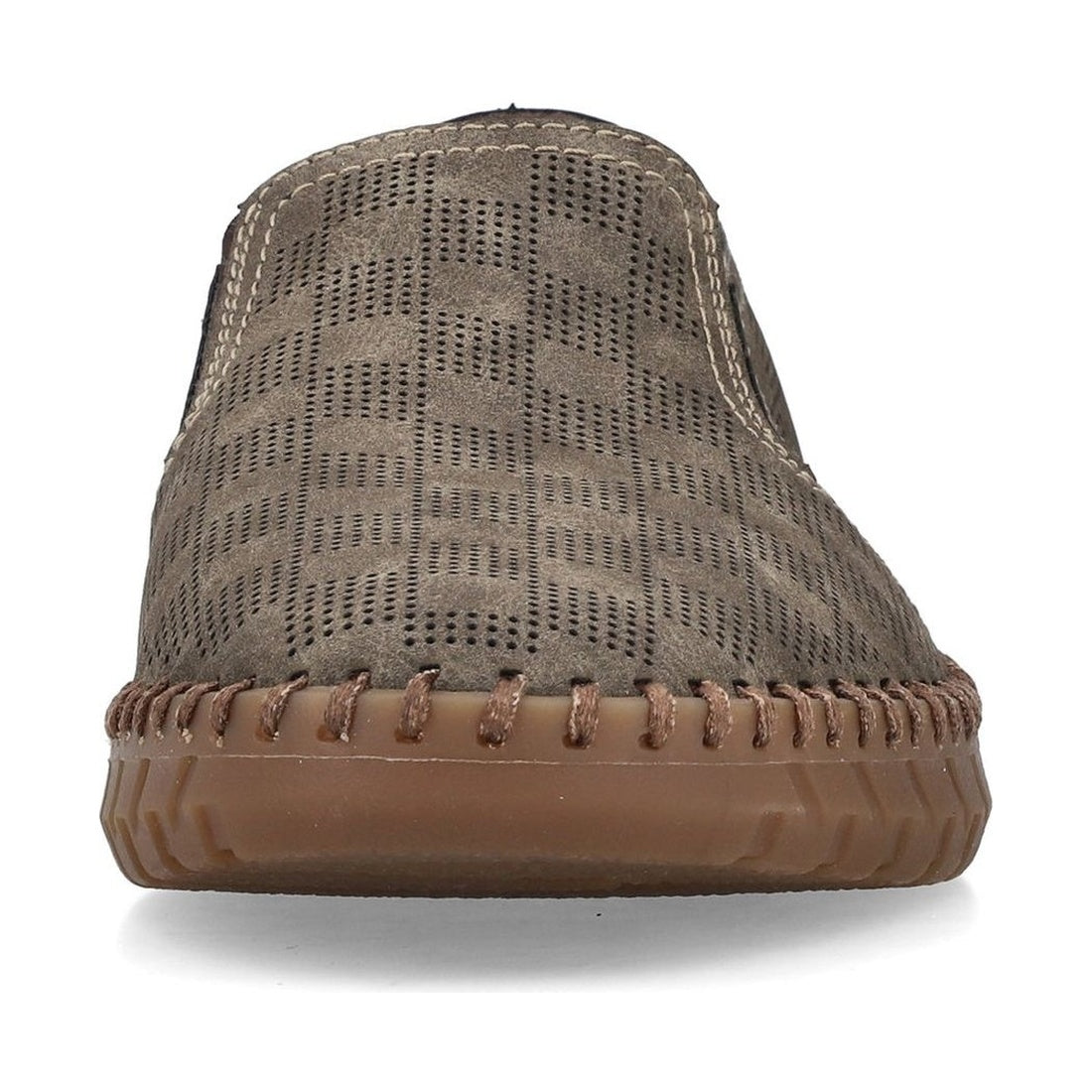 brown casual closed slipper