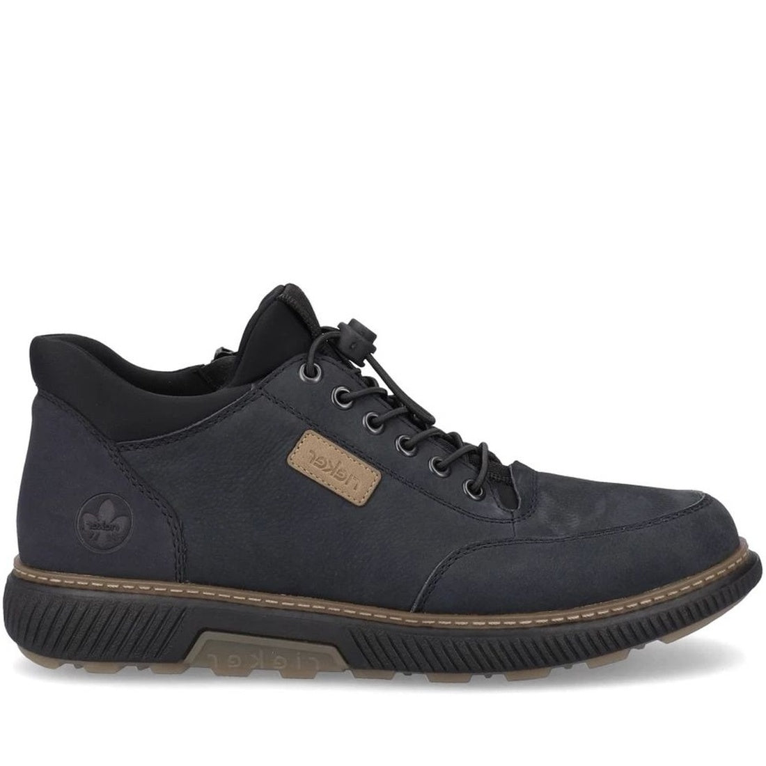 blue casual closed booties