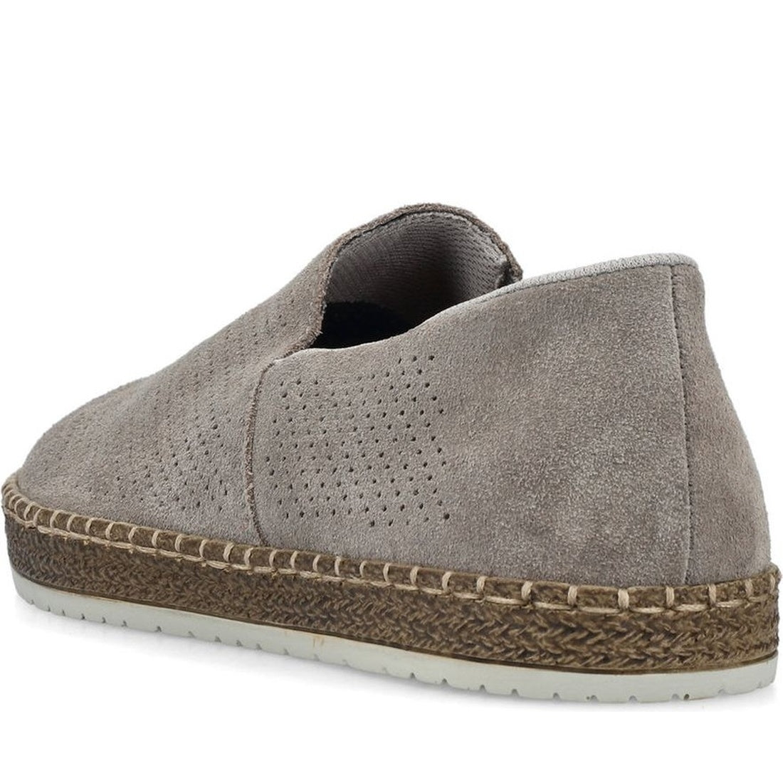 grey casual closed slipper