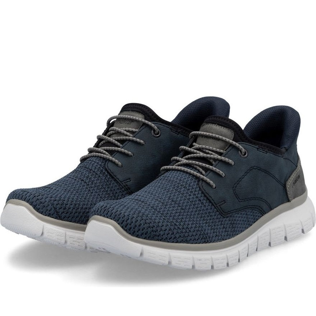 blue casual closed sneakers