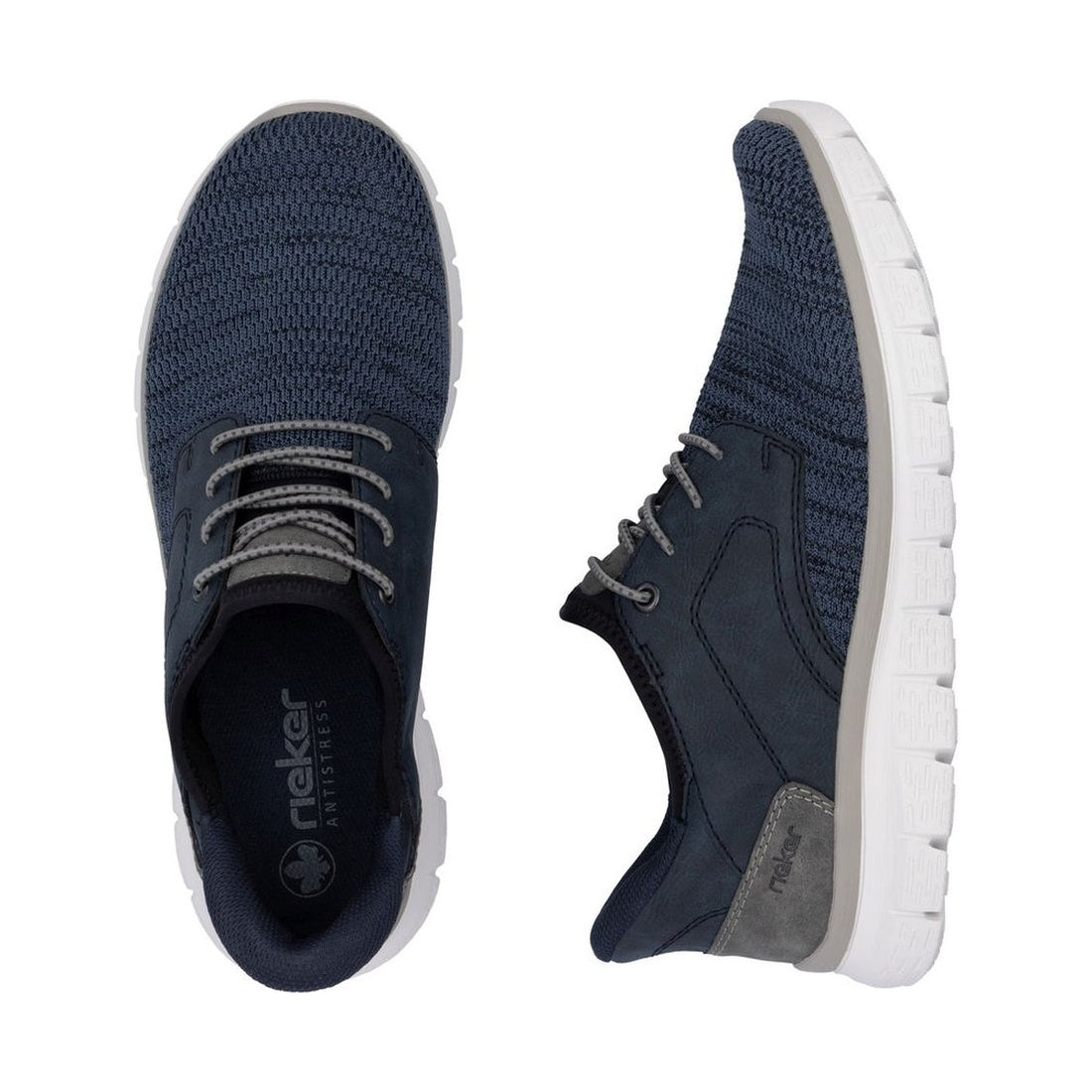 blue casual closed sneakers