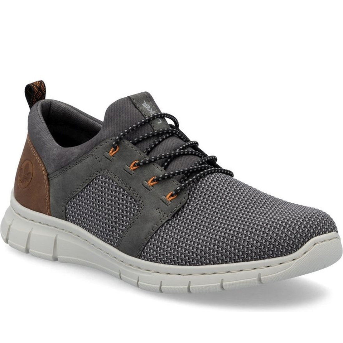 grey casual closed slipper