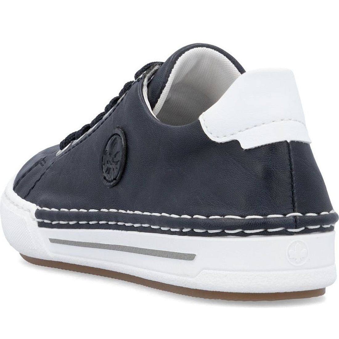 blue casual closed sneakers