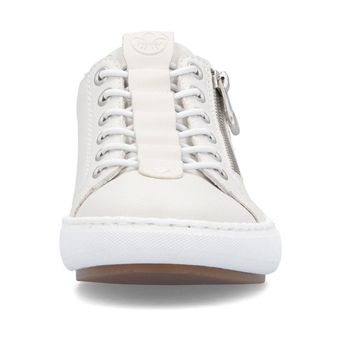 white casual closed sneakers