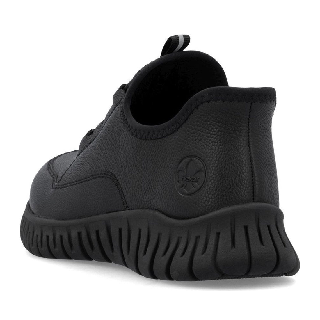 black casual closed sneakers