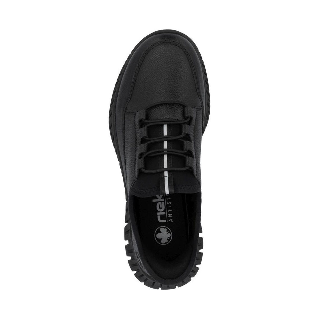 black casual closed sneakers