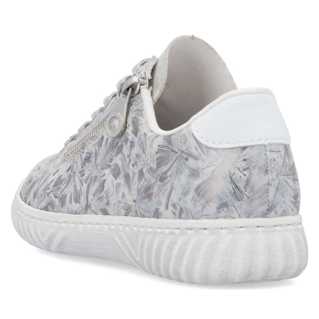 silver casual closed sneakers