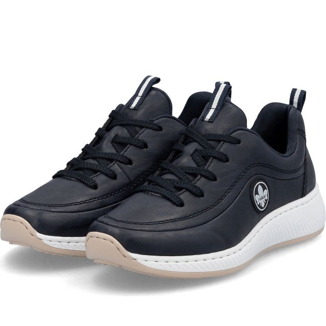 blue casual closed sneakers