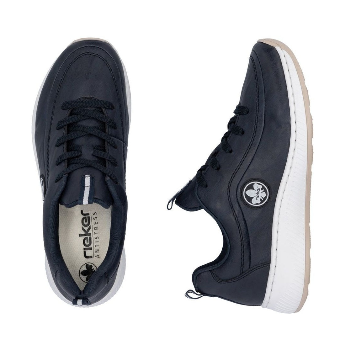 blue casual closed sneakers