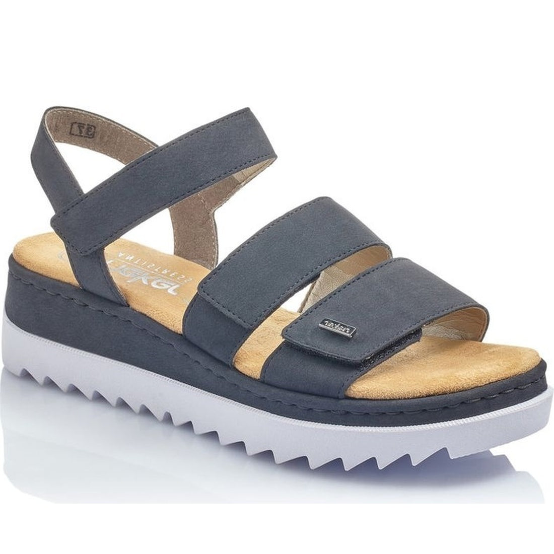 blue casual open sandals