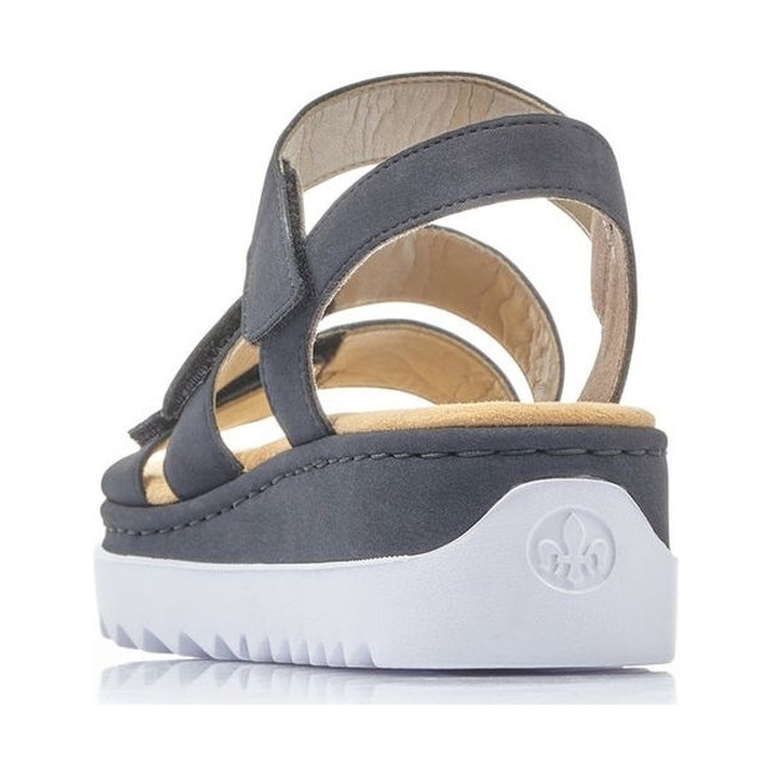 blue casual open sandals