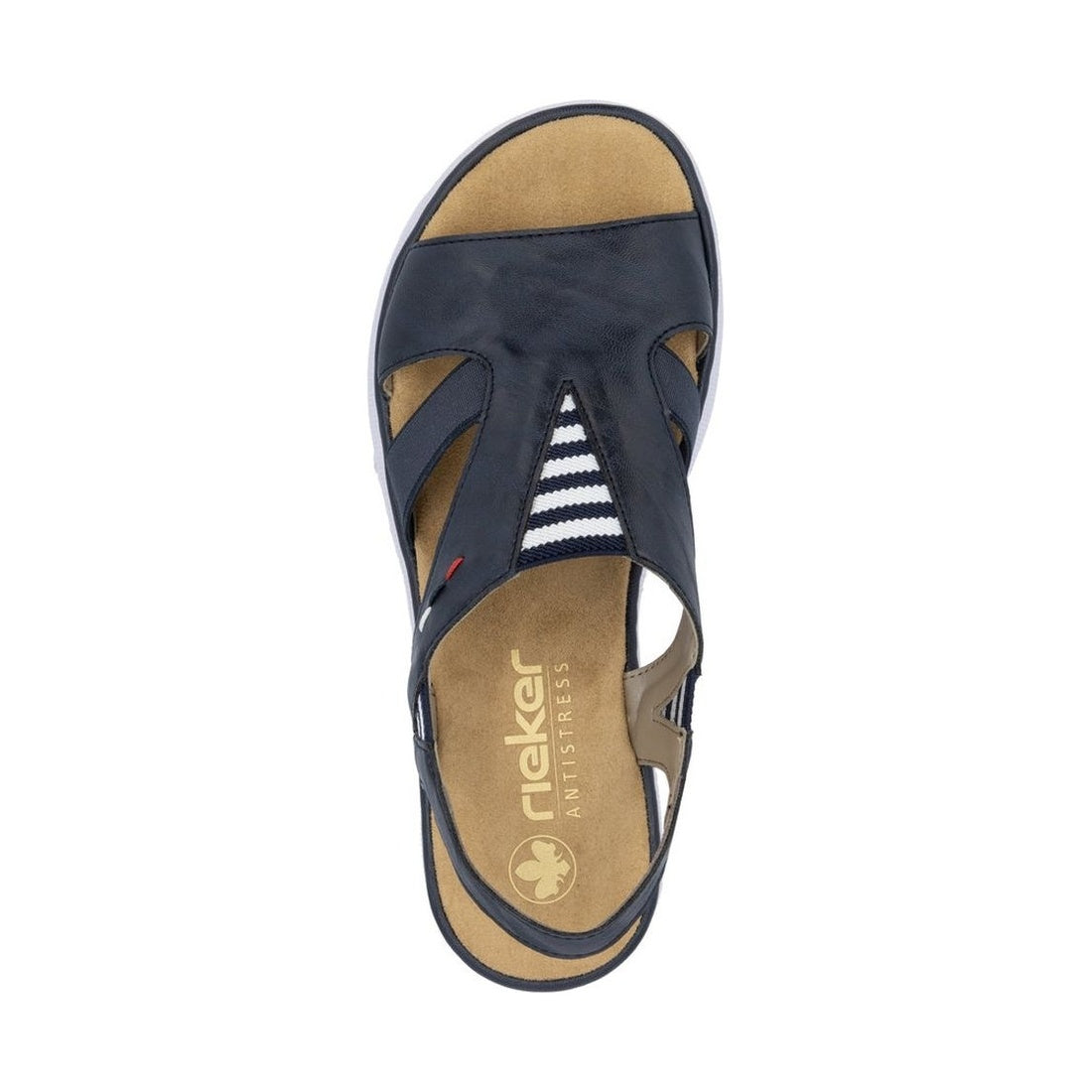 blue casual open sandals