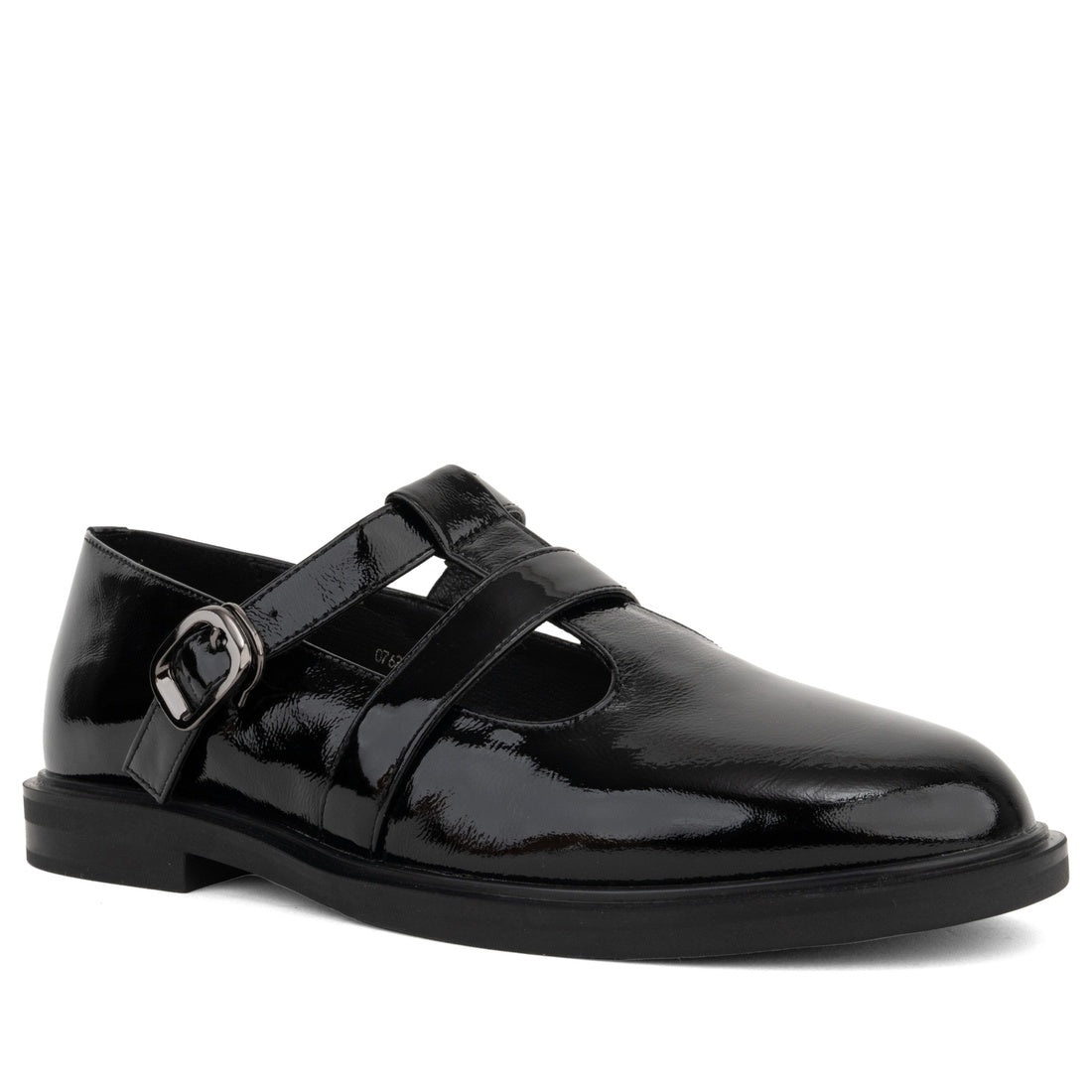 black classic part-open shoes
