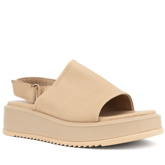 beige casual open sandals