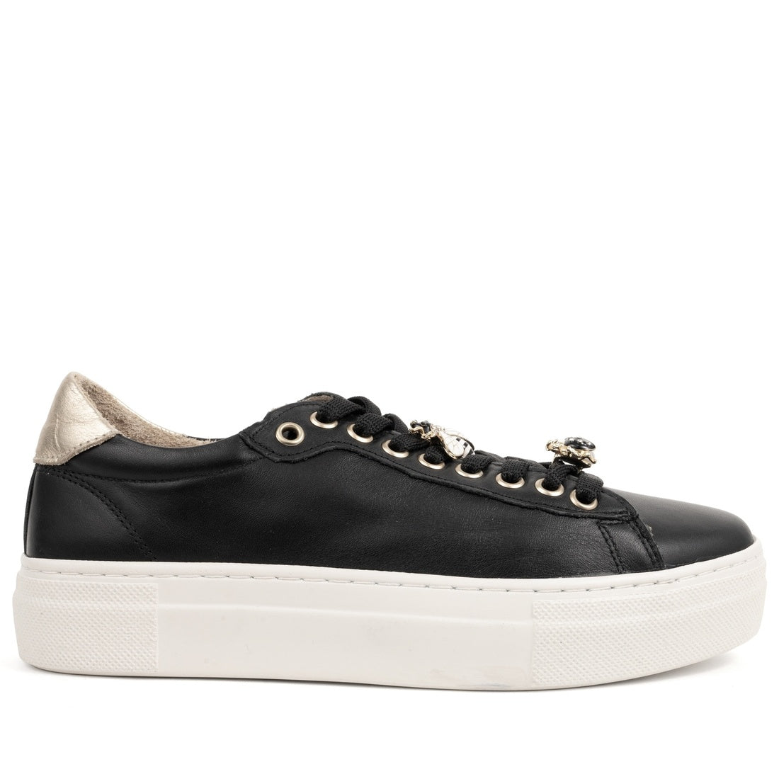 black casual closed shoes