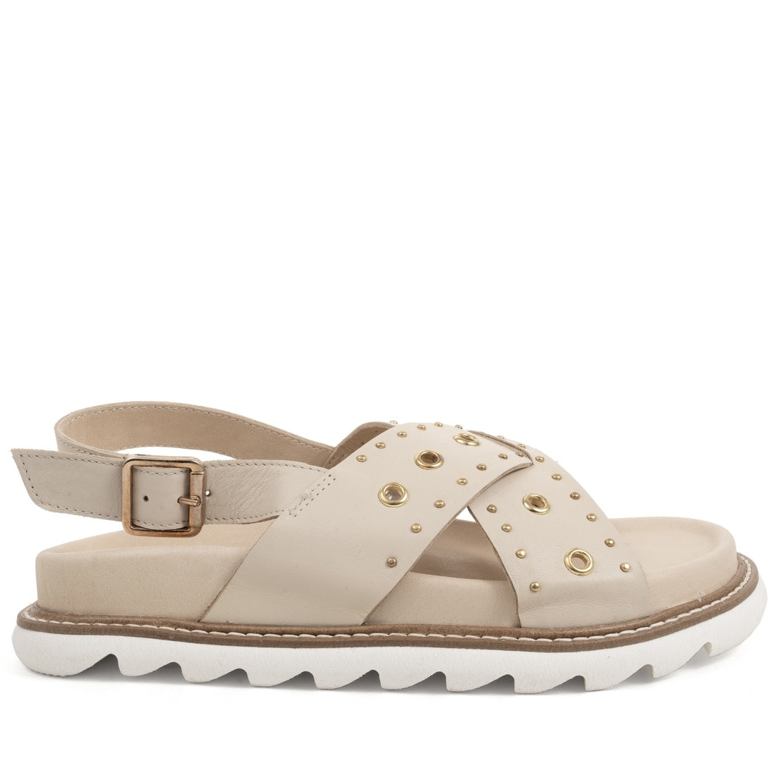 beige casual open sandals
