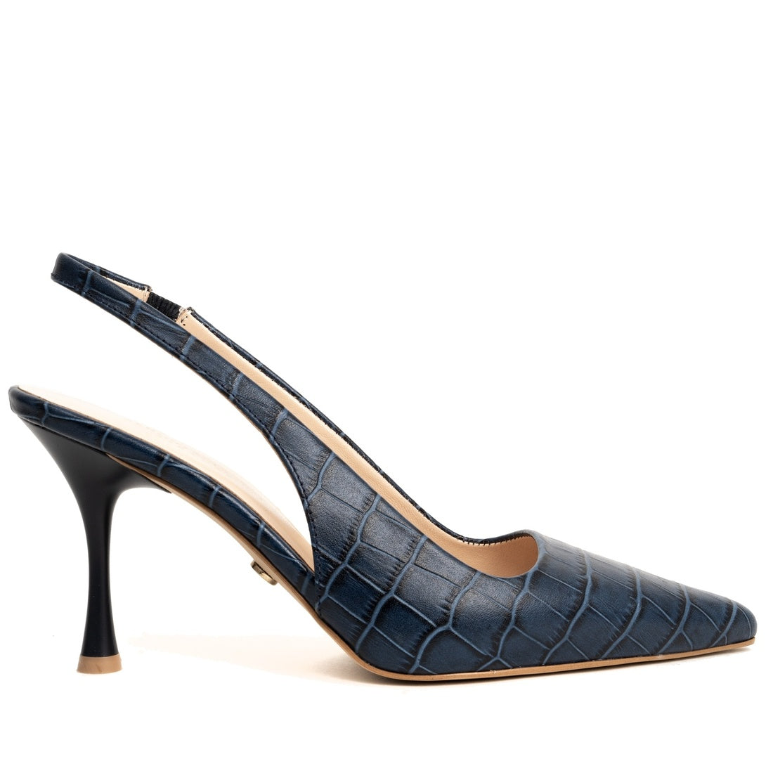 blue classic part-open pumps