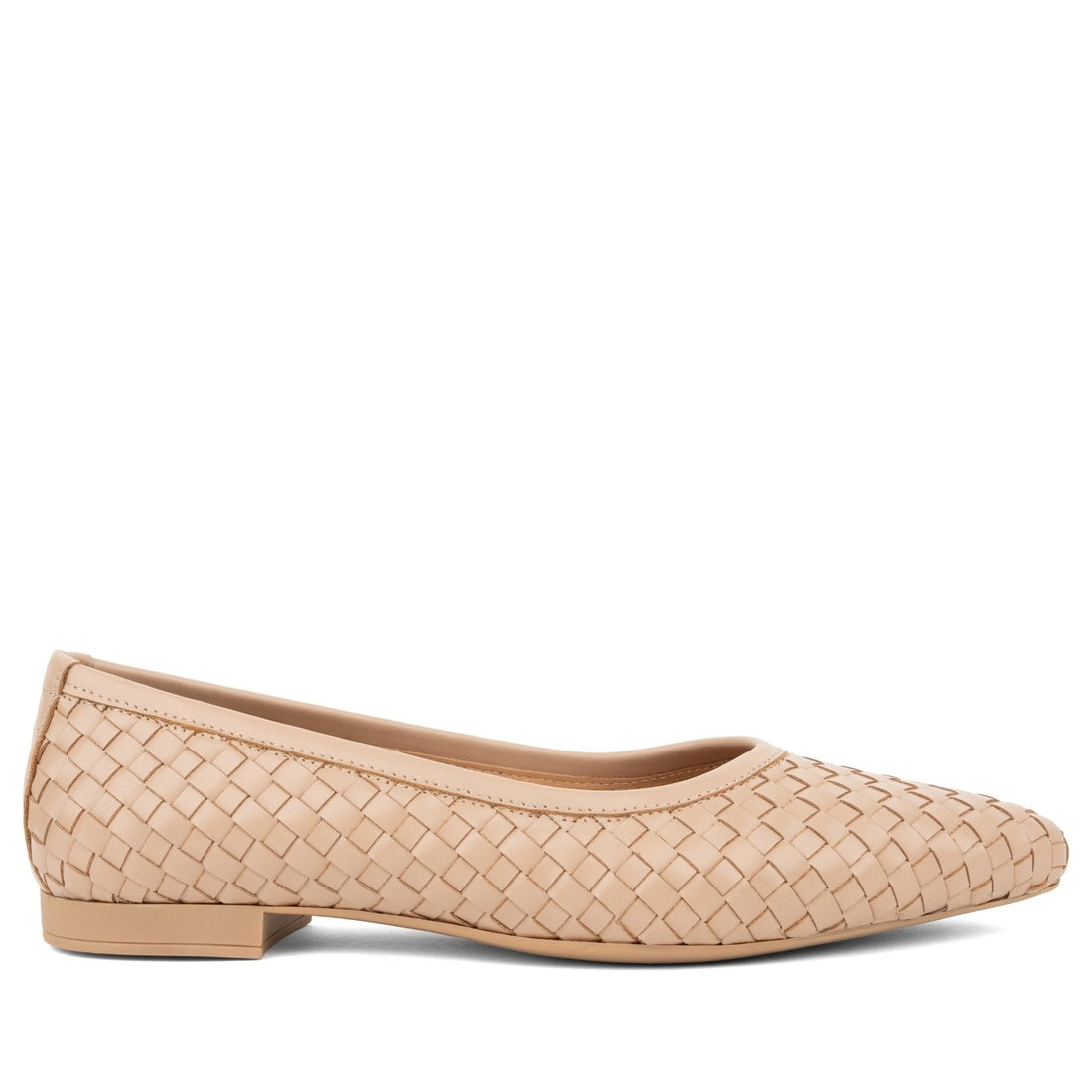 beige casual closed ballerinas
