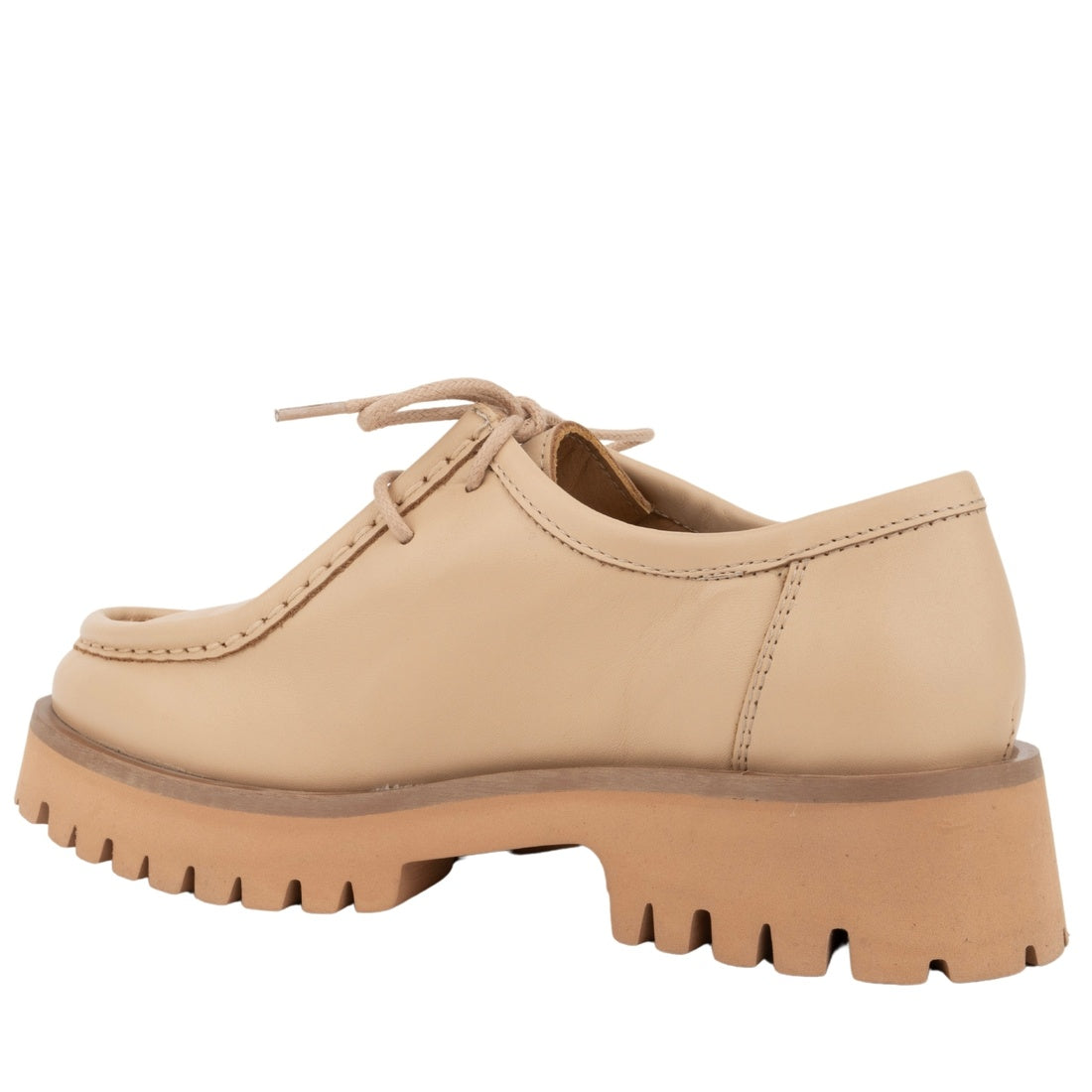 beige casual closed loafers