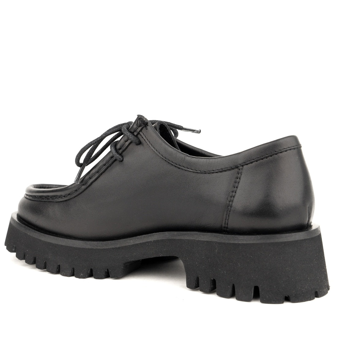 black casual closed loafers