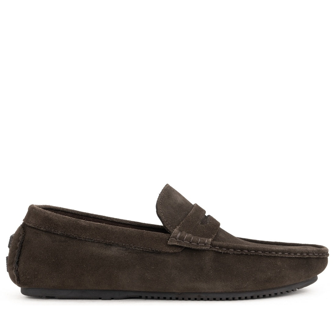 brown casual closed mocasins