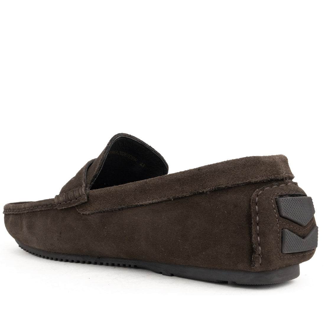 brown casual closed mocasins